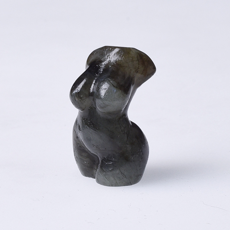 Kristalna figurica, karakterna statua, približno 150 g, moderni minimalistički stil