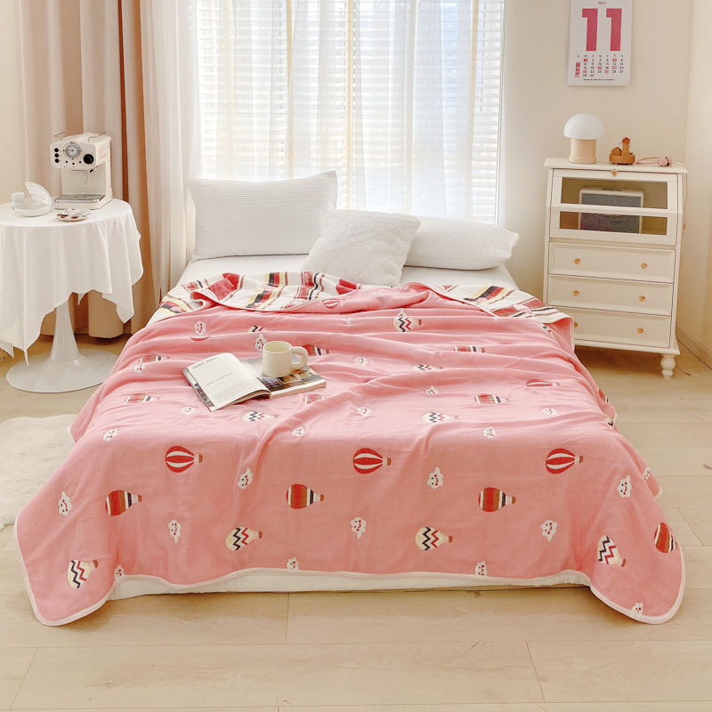 10 slāņu kokvilnas dvieļu segu ar džakarda rakstu, Xiang Bo, multfilmas motīvs, pavasarim un rudenim, 2000–2999 g