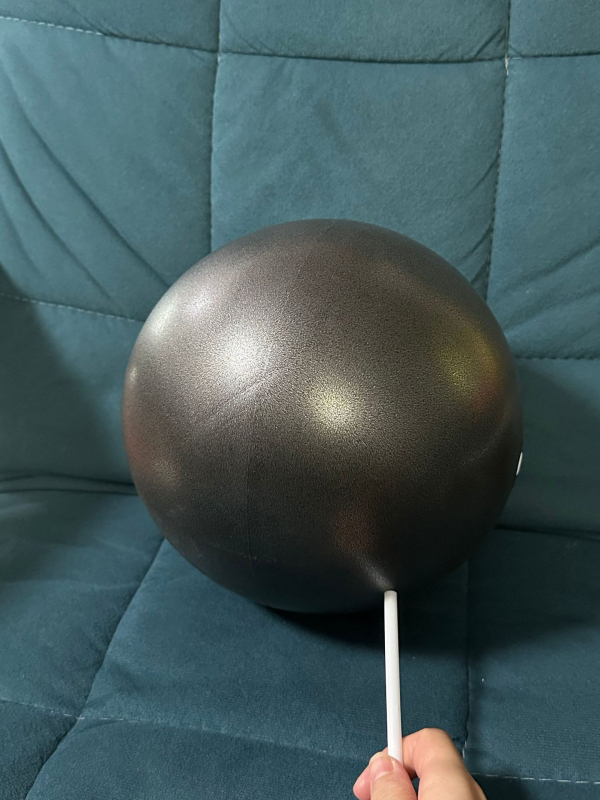 Kemei joga lopta, PVC, 100 g, napuhljiva, za treninge i Pilates