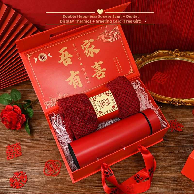 Keramikas siltā krūze un dvielis – dāvanu komplekts, etniska stila, kāzām un biznesa dāvanām