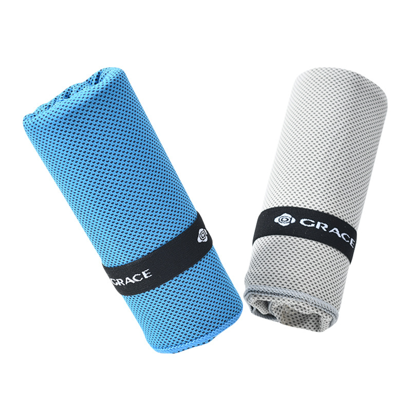 Grace/Jielia sportski ručnik za znojenje, hlađenje, brzo sušenje, za trčanje i jogu, poliester, 50–80 g