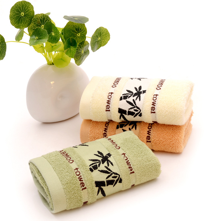 Ručnik za lice od bambusovih vlakana, Jacquard pletenje, težina 100–120 g, udio bambusovih vlakana 70%, prilagodljiva obrada