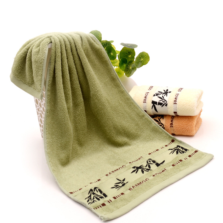 Ručnik za lice od bambusovih vlakana, Jacquard pletenje, težina 100–120 g, udio bambusovih vlakana 70%, prilagodljiva obrada