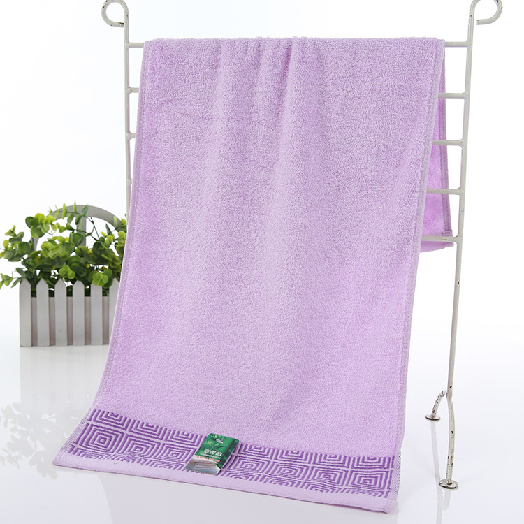 Ručnik za lice od bambusovih vlakana, Jacquard pletenje, težina 100–120 g, udio bambusovih vlakana 70%, prilagodljiva obrada