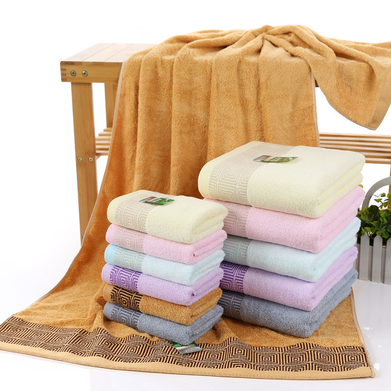 Ručnik za lice od bambusovih vlakana, Jacquard pletenje, težina 100–120 g, udio bambusovih vlakana 70%, prilagodljiva obrada