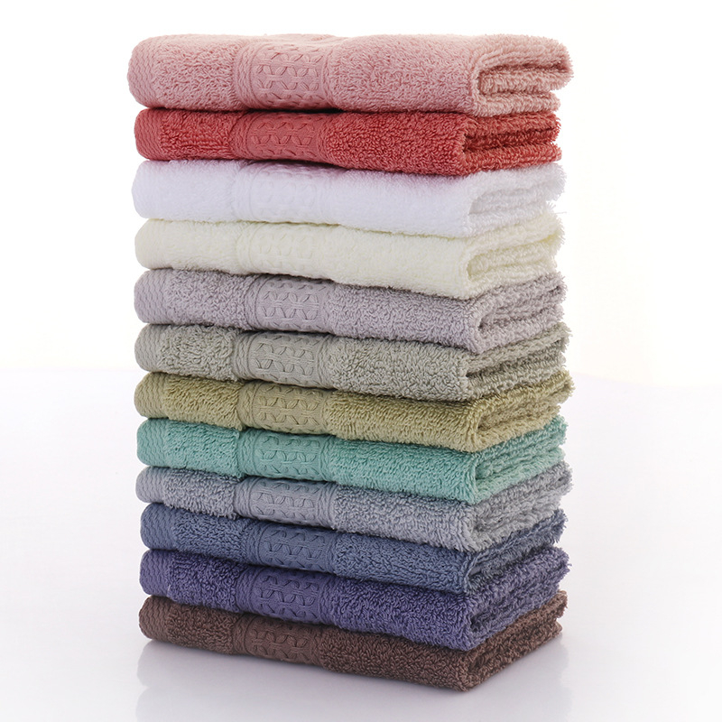 100% kokvilnas kvadrātveida sejas dvielis zīdaiņiem — 45 g, 16s pavedums, izšūšana, džakards, gluda tekstūra