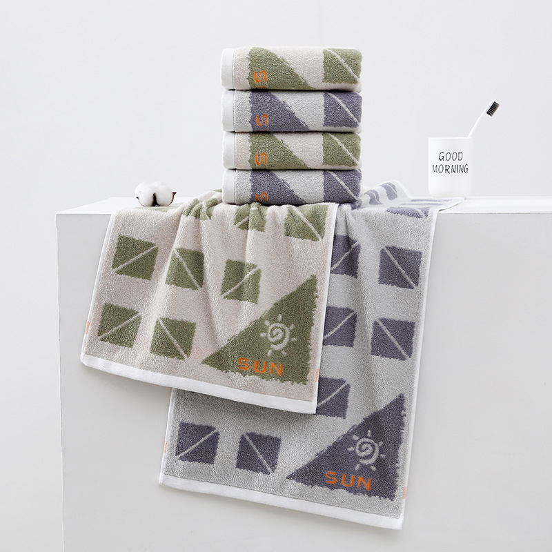 100% pamuk ručnik za kupanje, veliki ručnik za lice, jacquard tkanina, upijajući, mogućnost vezenja