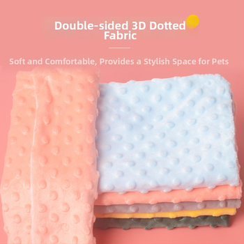 Bean fleece pledas, neimportuota, minkšta ir šilta, su graužikų raštu