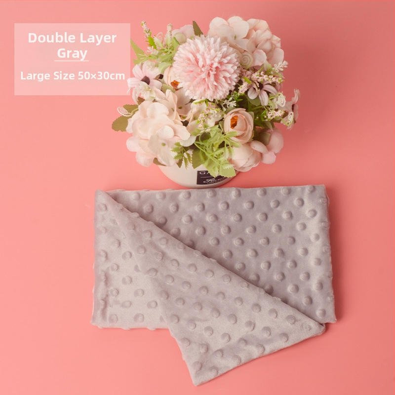 Bean fleece pledas, neimportuota, minkšta ir šilta, su graužikų raštu