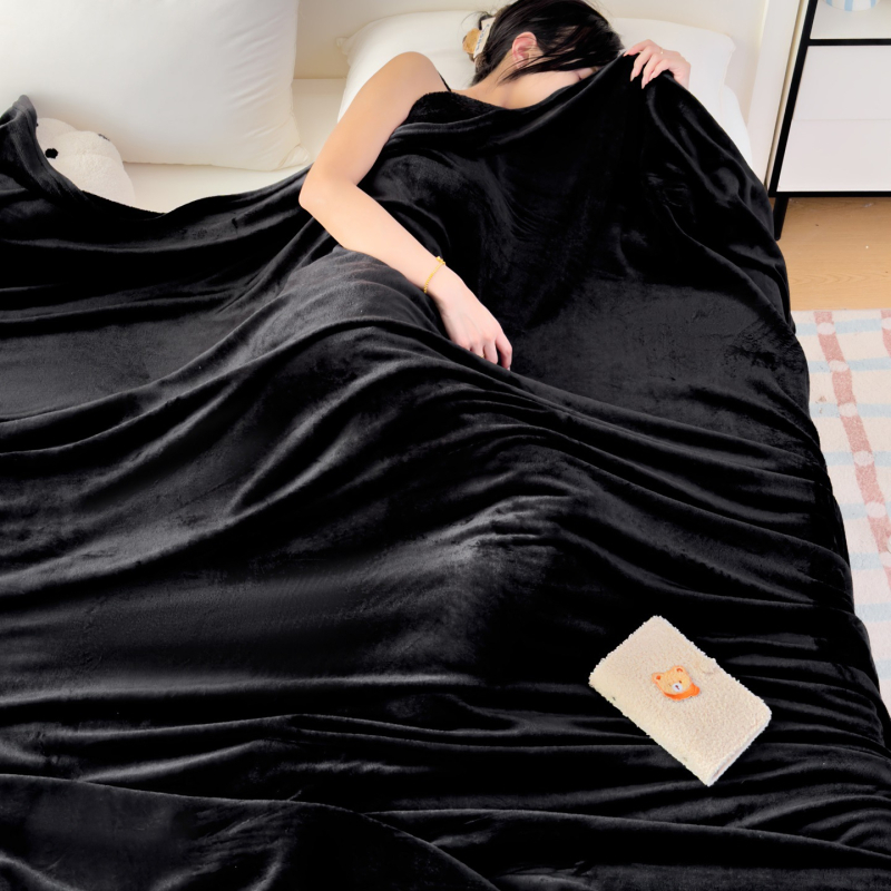 Flanelna deka – pliš, zima, jednostavan modern stil, sintetička vlakna