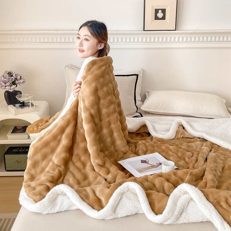 Deka klase A za majke i bebe, flanelasti fleece s mliječnom bojom, Falai fleece, za drijemanje i kauč