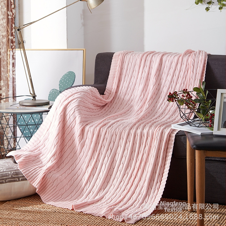 Ziemeļnieciski adīta kokvilnas sega, pielāgojama apstrāde, 800–999 g, pavasaris un rudens.