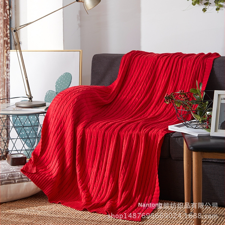 Ziemeļnieciski adīta kokvilnas sega, pielāgojama apstrāde, 800–999 g, pavasaris un rudens.