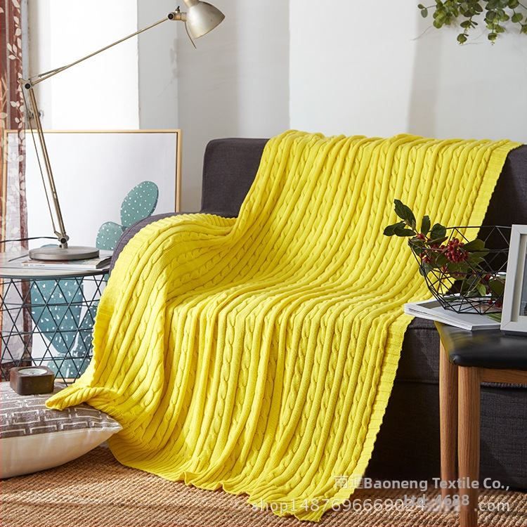 Ziemeļnieciski adīta kokvilnas sega, pielāgojama apstrāde, 800–999 g, pavasaris un rudens.