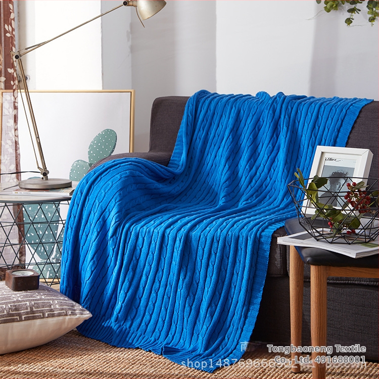 Ziemeļnieciski adīta kokvilnas sega, pielāgojama apstrāde, 800–999 g, pavasaris un rudens.