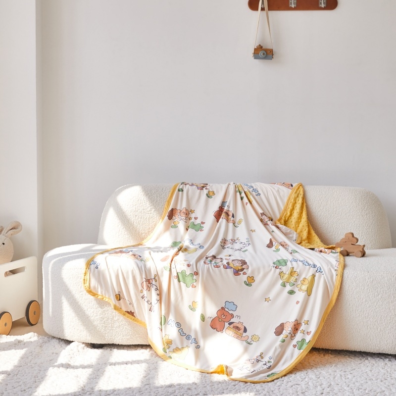 Yabni 1000 g ziemas sega ar karikatūras rakstu, karikatūras stilā