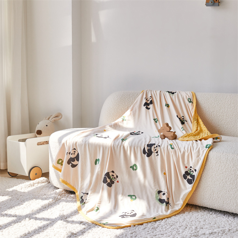 Yabni 1000 g ziemas sega ar karikatūras rakstu, karikatūras stilā