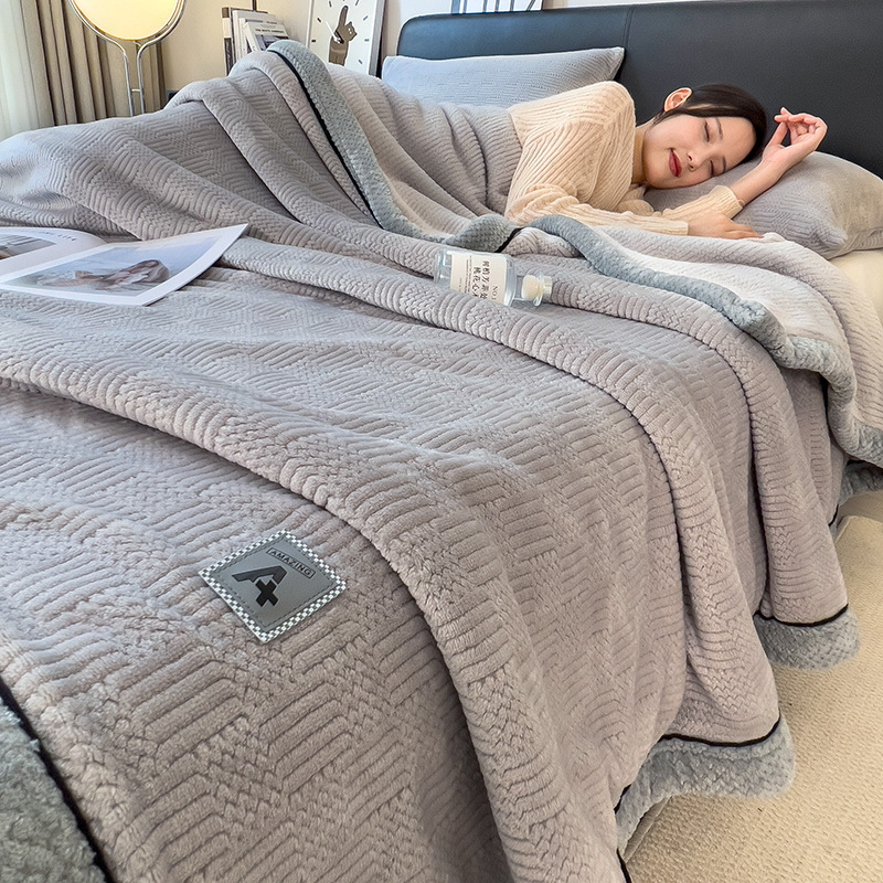 Piena velūra pleds, poliestera šķiedra, adīts, dubulti biezs, 300–500 g, visām sezonām