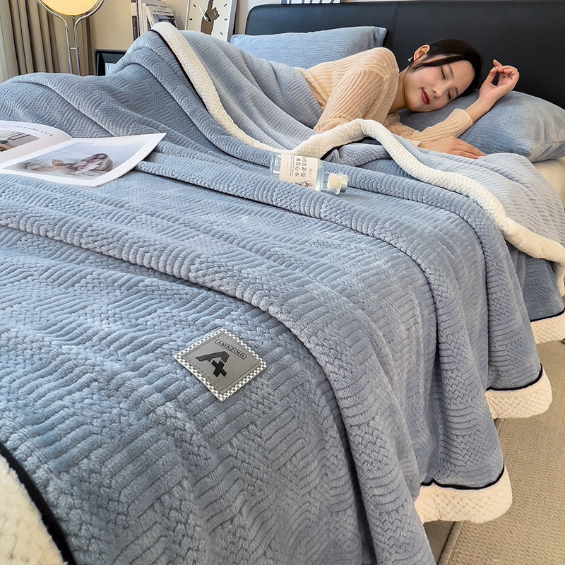 Piena velūra pleds, poliestera šķiedra, adīts, dubulti biezs, 300–500 g, visām sezonām