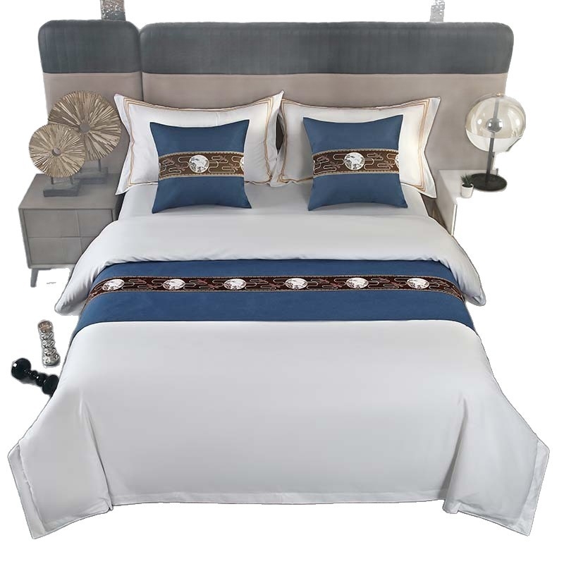 Szállodai ágynemű-kiegészítők — poliészter, modern minimalizmus, testreszabás elérhető, logónyomás elérhető, geometriai absztrakt mintázat