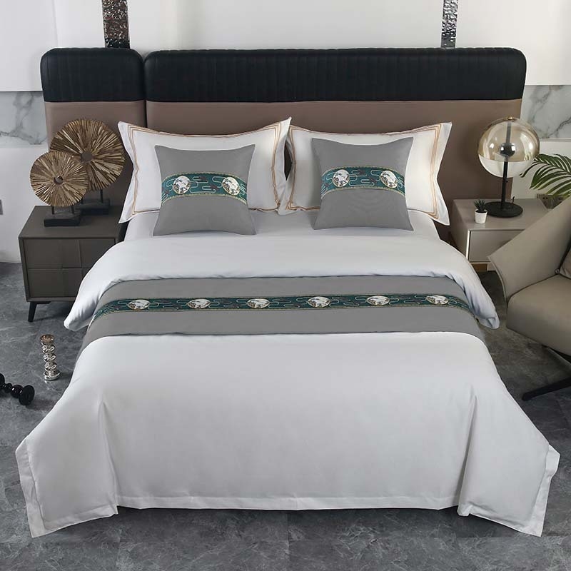 Szállodai ágynemű-kiegészítők — poliészter, modern minimalizmus, testreszabás elérhető, logónyomás elérhető, geometriai absztrakt mintázat