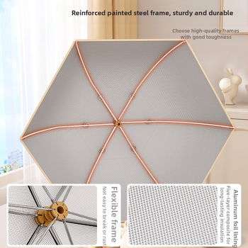 Volditav isolatsiooniga toidukaas koduseks kasutamiseks, 2025. mudel, tolmukindel, hoiab jäägid soojas, termiline isolatsioon alumiiniumfooliumi + raam