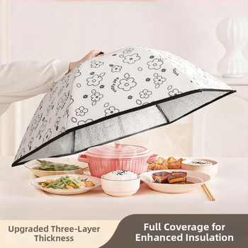 Kokkupandav isoleeritud köögiviljakate - mitmekülgne tolmukaitse välistingimustes, putukate kilp, materjalid: PP + alumiiniumfoolium + polüester