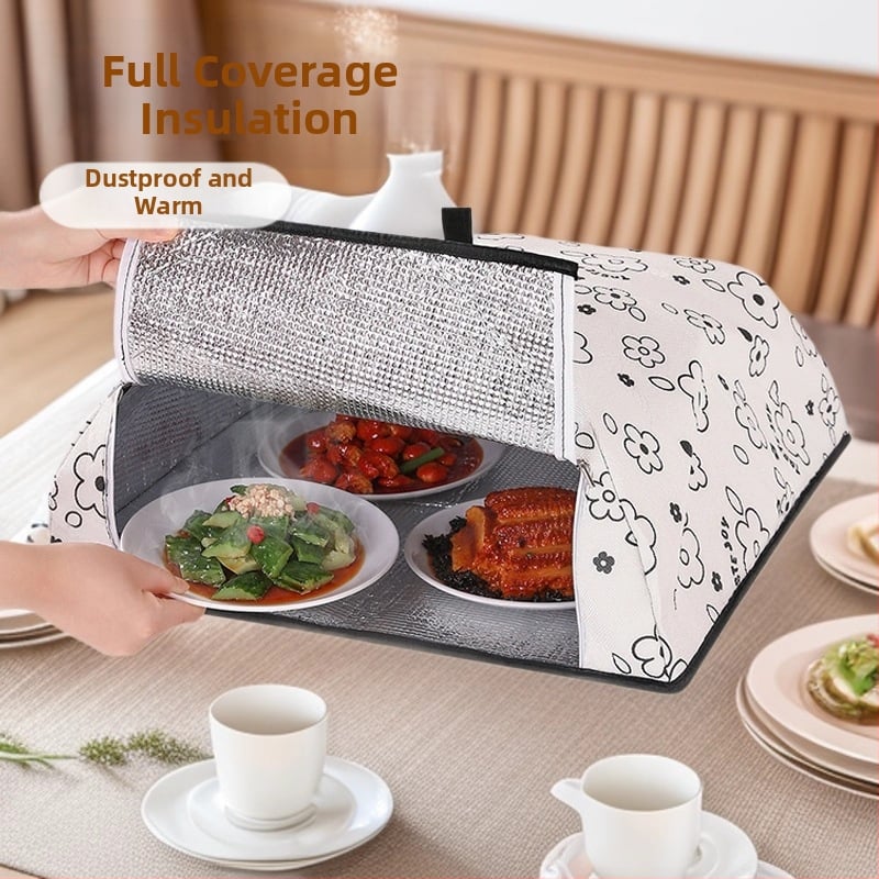 Kokkupandav isoleeritud köögiviljakate - mitmekülgne tolmukaitse välistingimustes, putukate kilp, materjalid: PP + alumiiniumfoolium + polüester