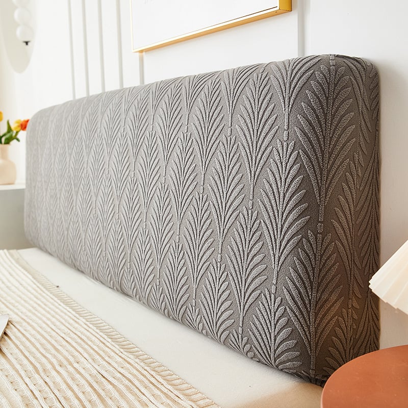 Minimalistički japanski stil, 3D jacquard navlaka za uzglavlje kreveta — potpuno prekrivanje naslona, zaštita od prašine, mekan materijal