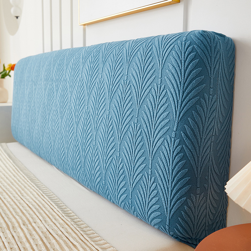 Minimalistički japanski stil, 3D jacquard navlaka za uzglavlje kreveta — potpuno prekrivanje naslona, zaštita od prašine, mekan materijal