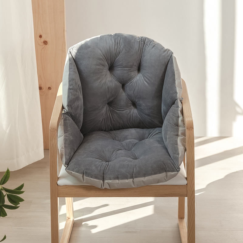Plišani jastuk za stol za blagovanje, jedinstven dizajn, debeli i topli jastuk, potpora donjem dijelu leđa za uredsku i računarsku stolicu