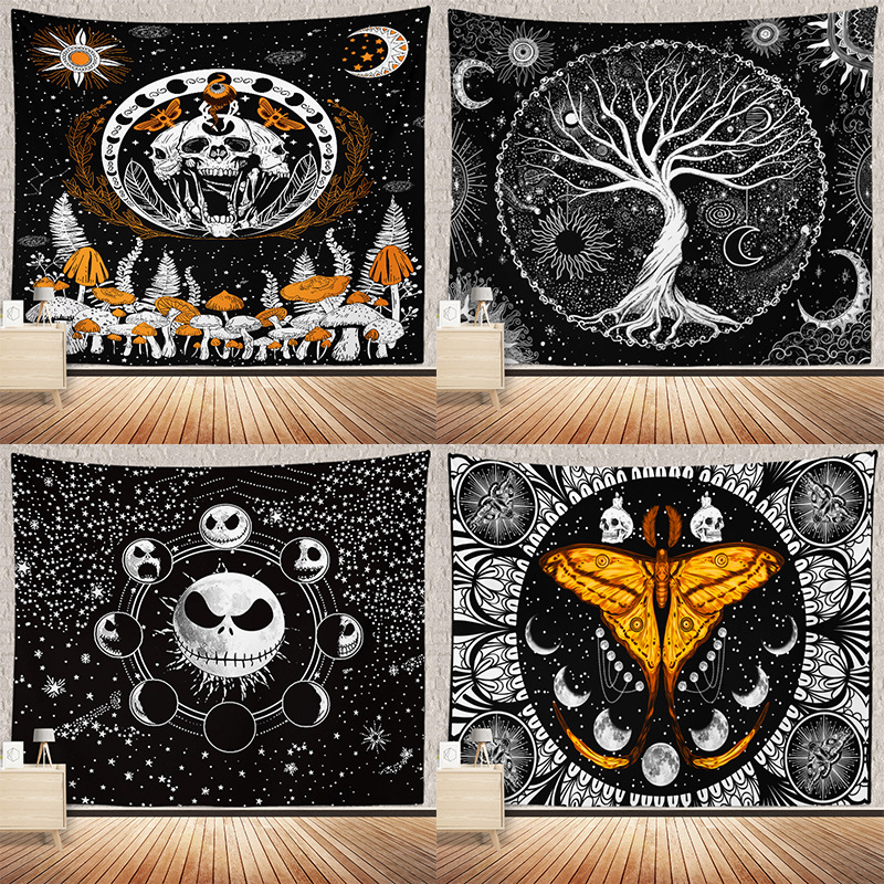 Гоблен за стена — полиестрово влакно; съдържание на тъканта 81-90%; сценичен мотив; правоъгълна форма; японски стил