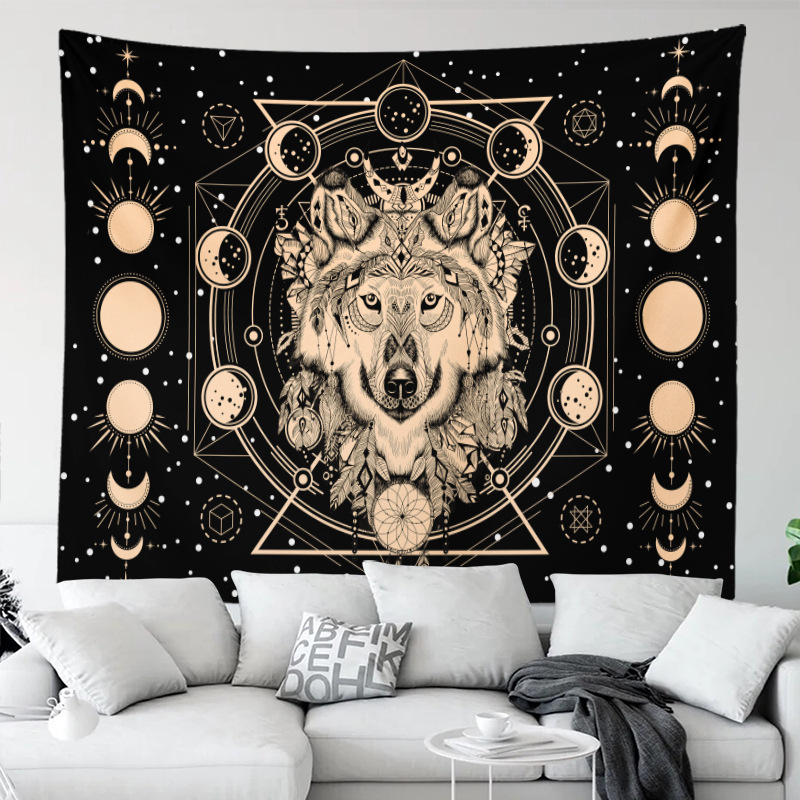 Гоблен за стена — полиестрово влакно; съдържание на тъканта 81-90%; сценичен мотив; правоъгълна форма; японски стил