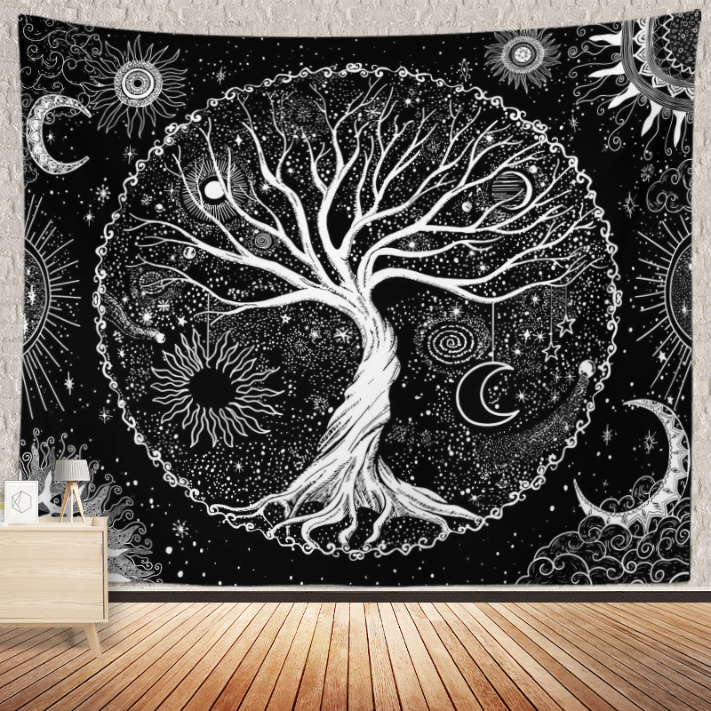 Гоблен за стена — полиестрово влакно; съдържание на тъканта 81-90%; сценичен мотив; правоъгълна форма; японски стил