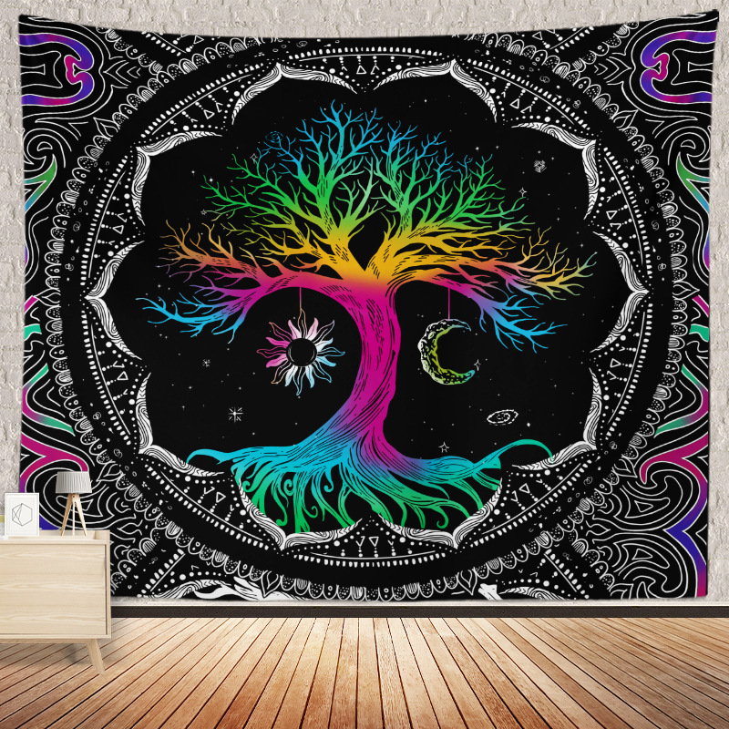 Гоблен за стена — полиестрово влакно; съдържание на тъканта 81-90%; сценичен мотив; правоъгълна форма; японски стил