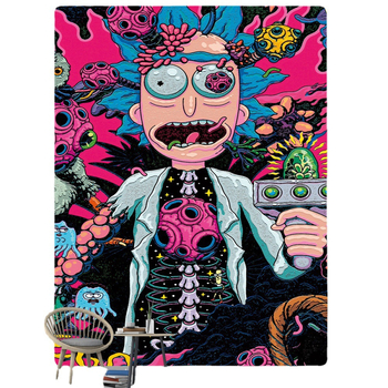 Zidni goblen, moderan pravokutni oblik, 100% poliester, geometrijski apstraktni uzorak, strojno tkan