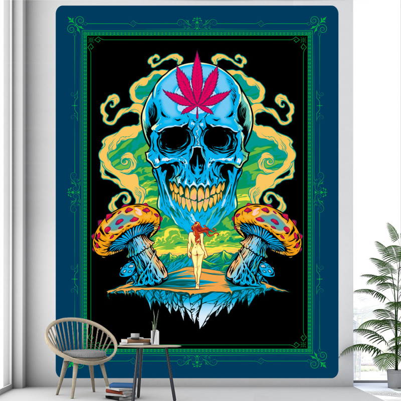 Zidni goblen, moderan pravokutni oblik, 100% poliester, geometrijski apstraktni uzorak, strojno tkan