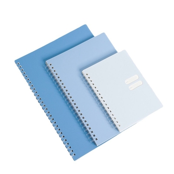 Spirālveids piezīmju grāmatiņa ar mīkstu PP vāciņu, modelis 833, 140 teksta lappuses, 80 g/m² papīrs