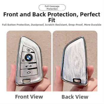 TPU potpuno kućište ključa BMW 3. serije, kopča, japansko-korejski stil, prilagodljivo