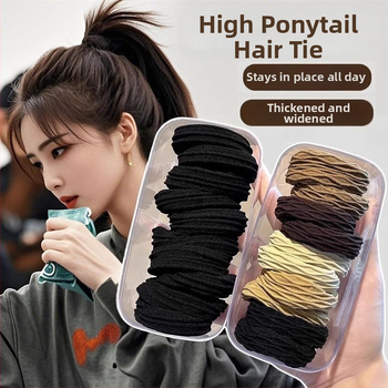 Gumica za kosu od tkanine, ručna izrada, korejski stil, visoka elastičnost (proljeće 2025 izdanje)