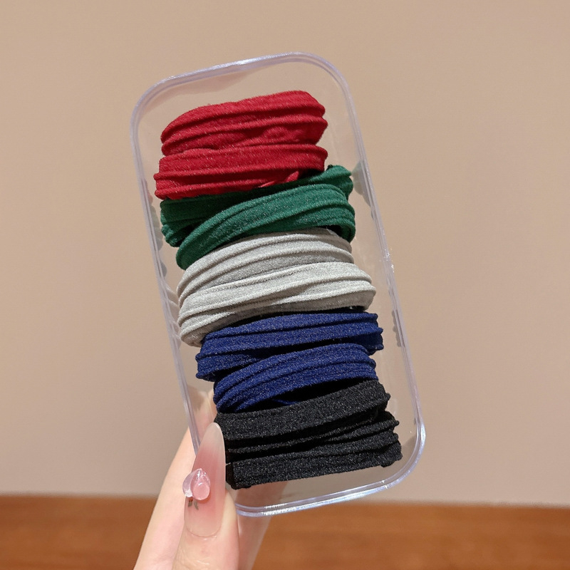 Gumica za kosu od tkanine, ručna izrada, korejski stil, visoka elastičnost (proljeće 2025 izdanje)