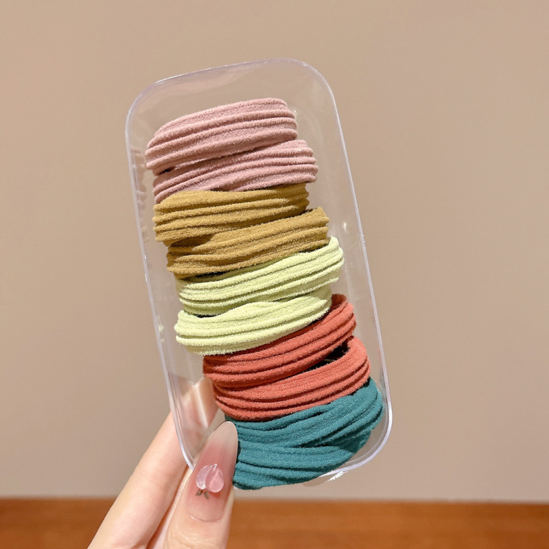 Gumica za kosu od tkanine, ručna izrada, korejski stil, visoka elastičnost (proljeće 2025 izdanje)