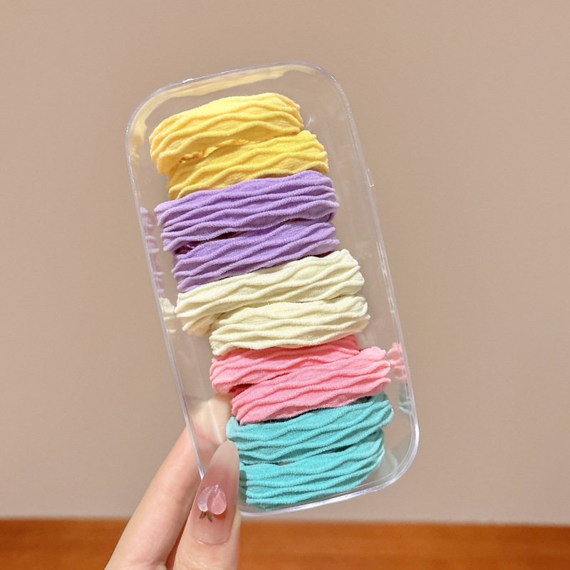 Gumica za kosu od tkanine, ručna izrada, korejski stil, visoka elastičnost (proljeće 2025 izdanje)