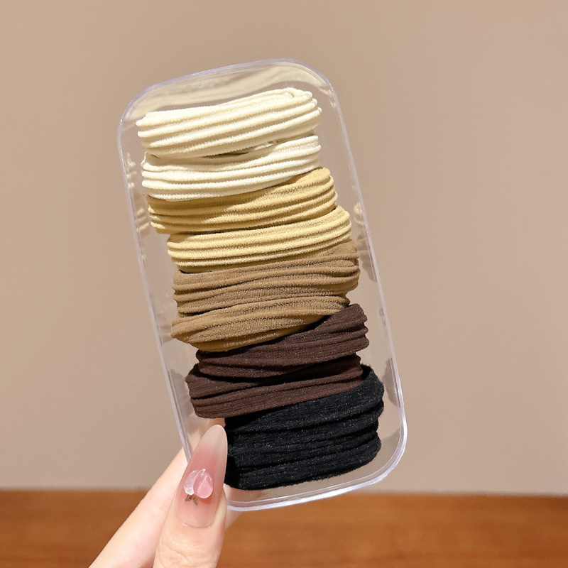 Gumica za kosu od tkanine, ručna izrada, korejski stil, visoka elastičnost (proljeće 2025 izdanje)