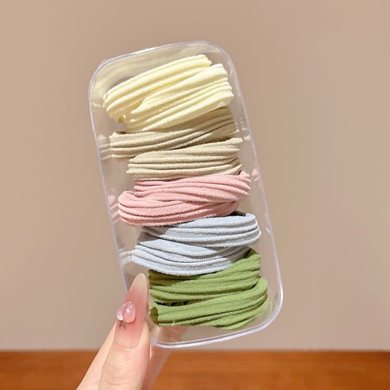 Gumica za kosu od tkanine, ručna izrada, korejski stil, visoka elastičnost (proljeće 2025 izdanje)