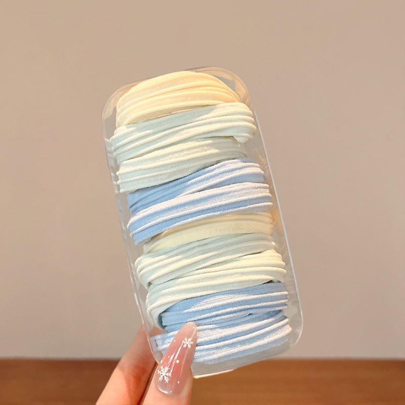 Gumica za kosu od tkanine, ručna izrada, korejski stil, visoka elastičnost (proljeće 2025 izdanje)