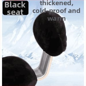 Žieminis sėdynės uždangalas elektriniam dviračiui, medvilnės medžiaga, be užpildo, be logotipo