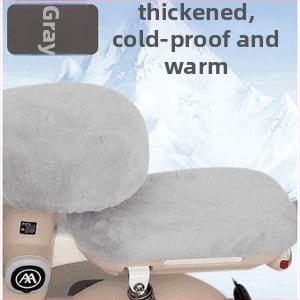 Žieminis sėdynės uždangalas elektriniam dviračiui, medvilnės medžiaga, be užpildo, be logotipo