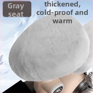 Žieminis sėdynės uždangalas elektriniam dviračiui, medvilnės medžiaga, be užpildo, be logotipo