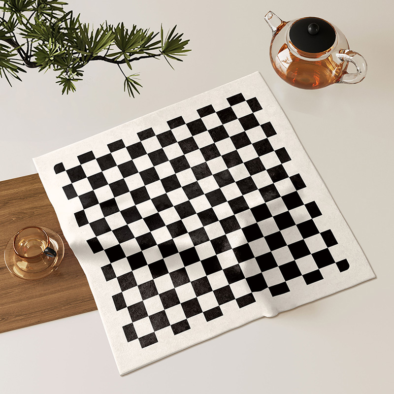 Tēju paliktņa pārsegs, kvadrātiskas formas, zīda ziedu raksts, universāls stils, dzīvojamā istaba